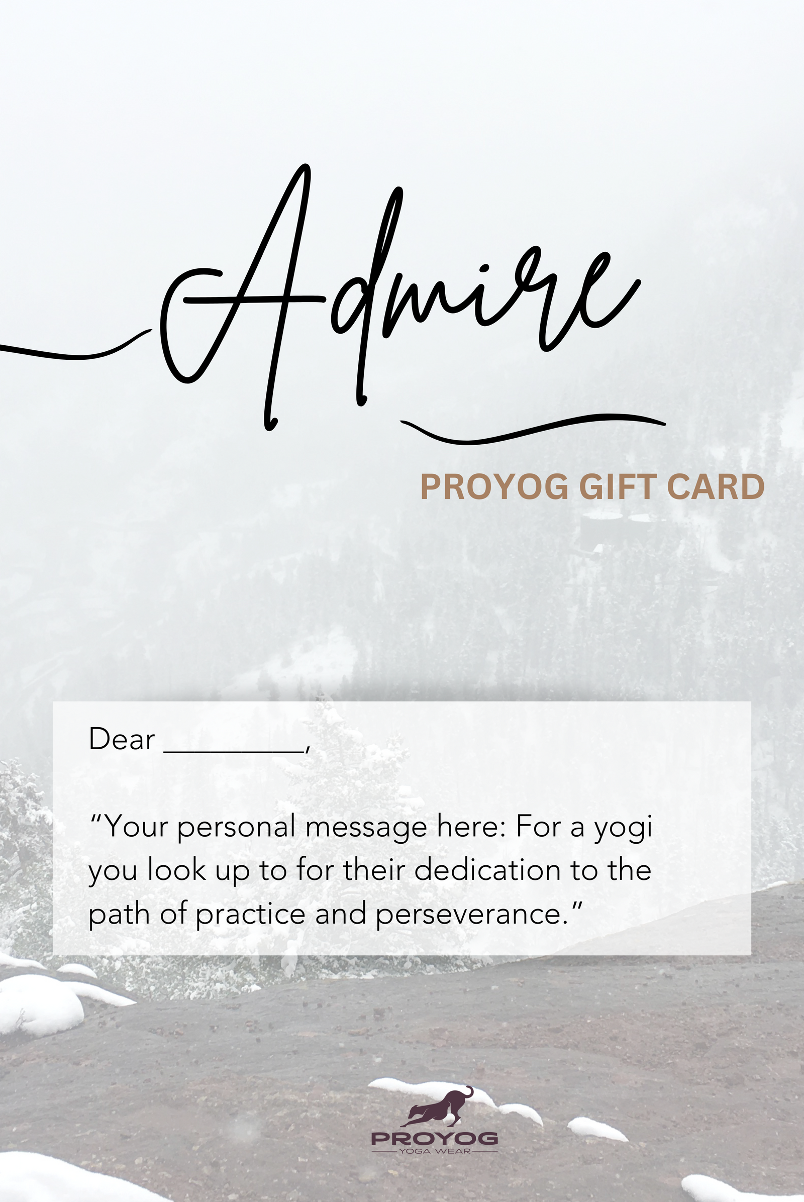 Proyog Gift Card Shop