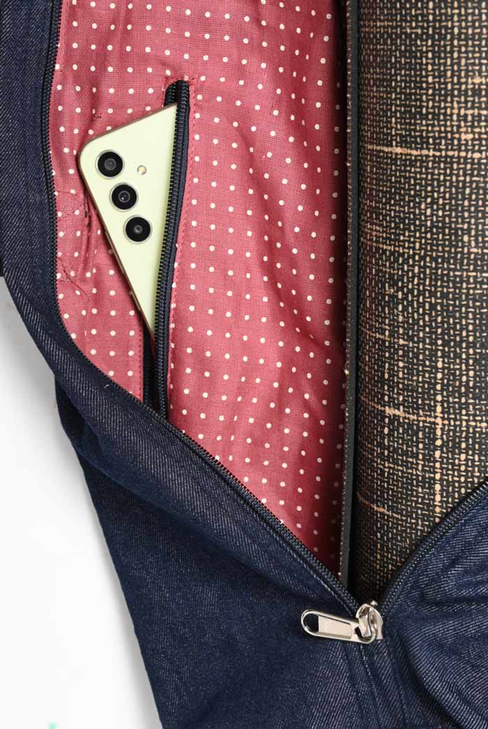 Yoga Mat Bag Adjustable Sustainable I Bharat Denim
