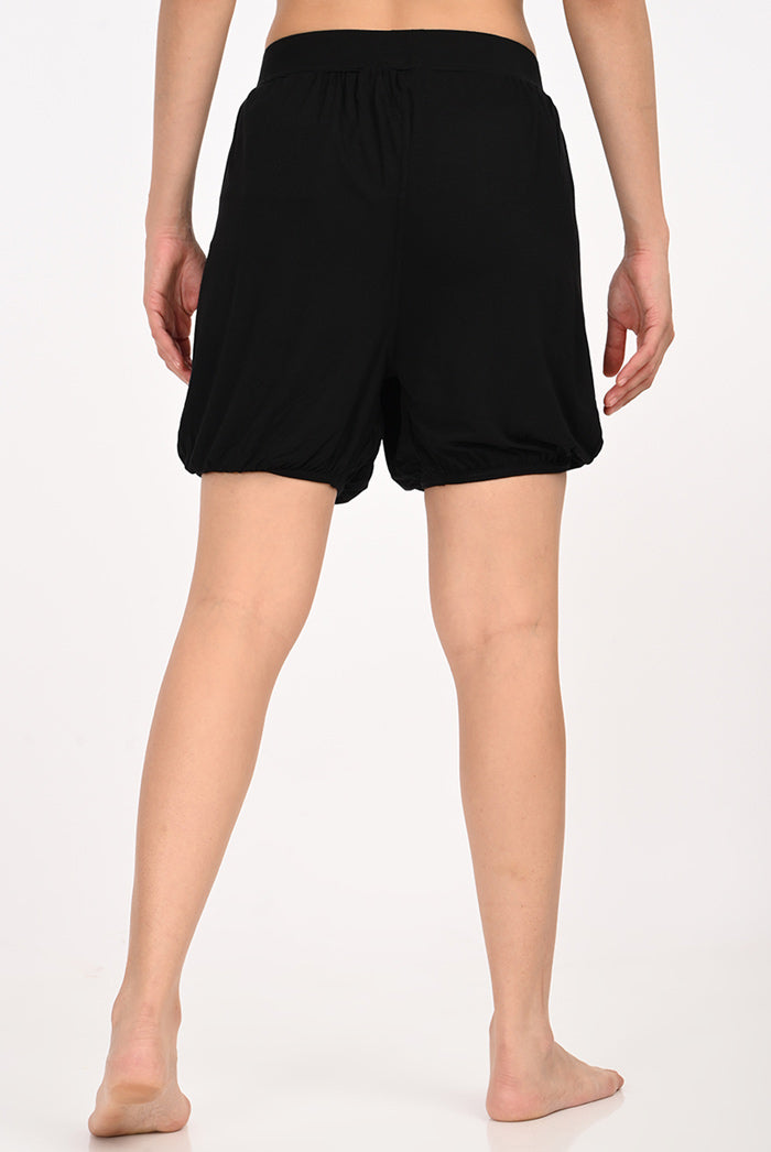 Proyog Yoga Shorts Stretch I Padma Black