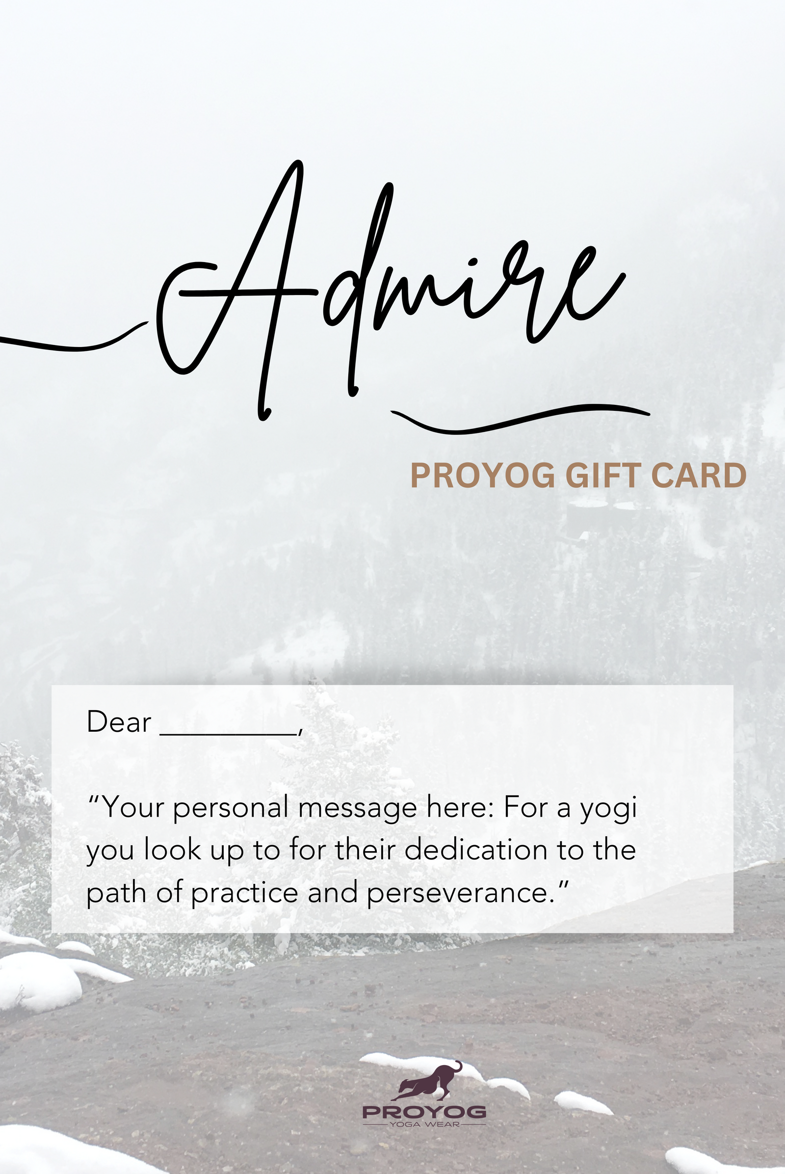 Proyog Gift Card Shop I Admire