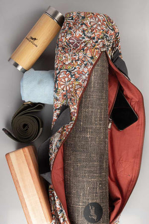 Yoga Mat Bag  Adjustable Sustainable I Bharat | Amber Forest