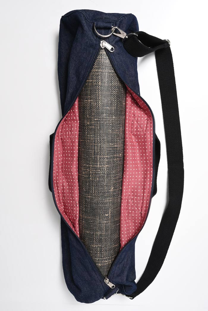 Yoga Mat Bag Adjustable Sustainable I Bharat Denim