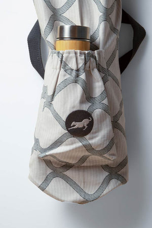 Yoga Mat Bag Adjustable Sustainable I Bharat | Light grey