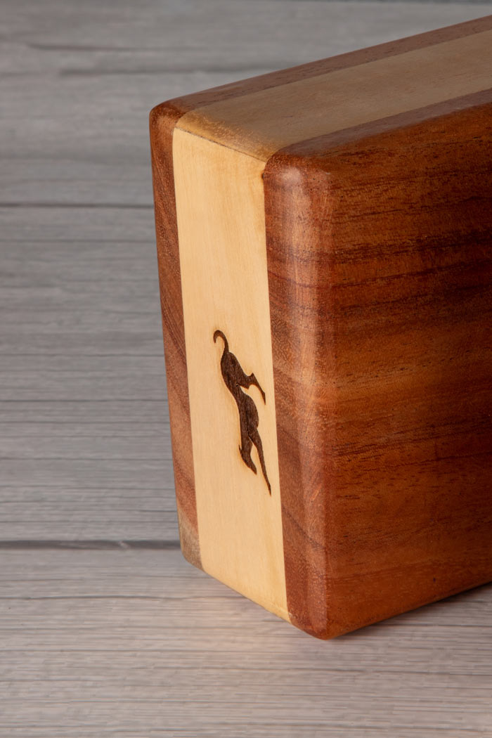 Proyog Yoga Block Natural Neem Wood Yoga Prop