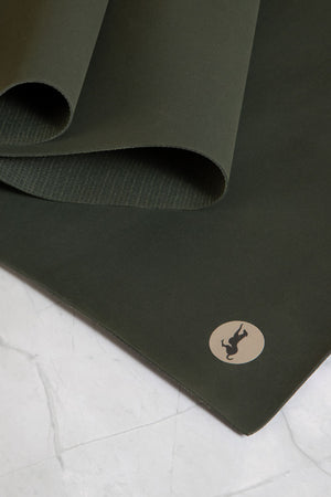 Proyog Eco-Friendly Extra Grip Yoga Mat Natural Rubber I Mysore Mat Olive