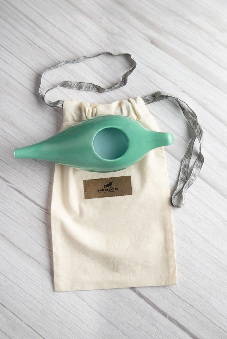 Ceramic Neti Pot : Mint