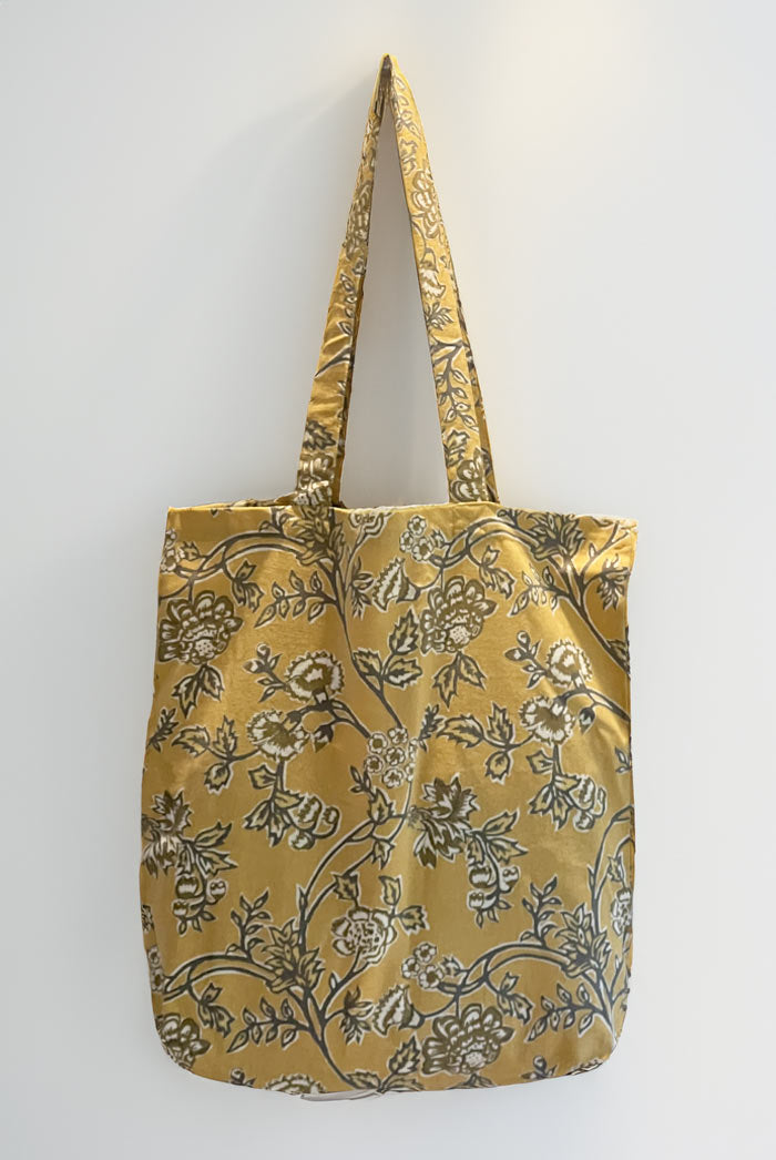 Jhola Tote Bag | Ditsy: Ochre