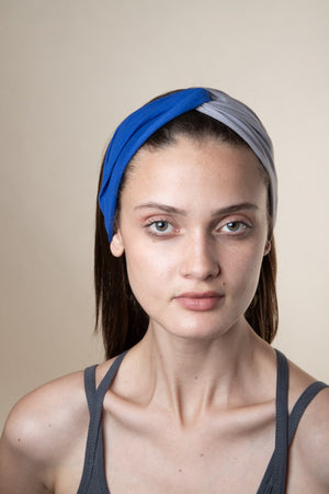 Sukha headband Two Tone: Ink Blue