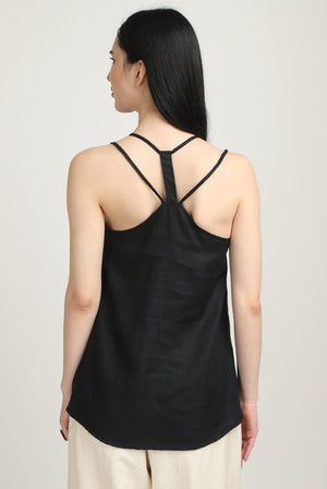 Women's Camisole Linen I Vama Black