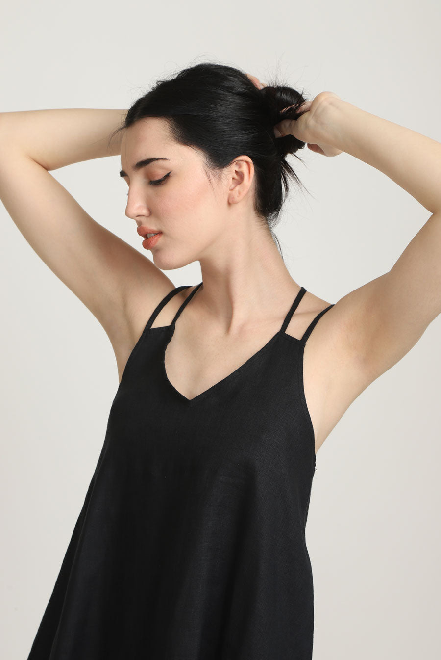 Women&#39;s Camisole Linen I Vama Black