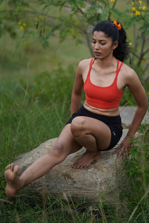 Yoga Crossback Bra Bamboo Organic Cotton I Bharni Koi