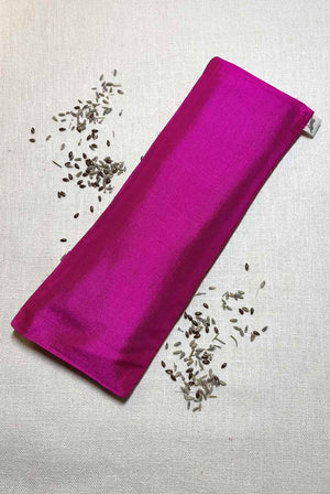 Lavender Eye Pillow Yoga Meditation Silk I Nidra Pink