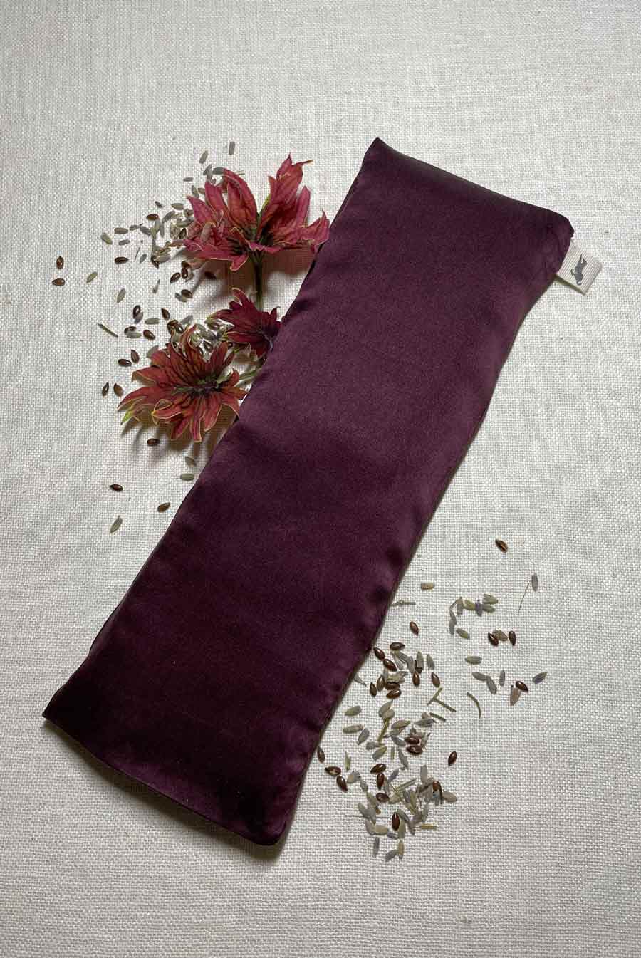 Lavender Eye Pillow Yoga Meditation Silk I Nidra Lava