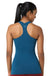 Yoga Racerback Fitted Tank. Back.