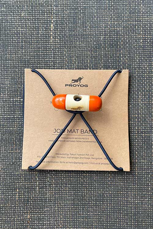 Yoga Mat Band Wooden I Jod Orange