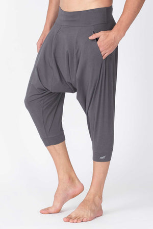 Proyog Unisex Yoga Dhoti Pants Organic Cotton Modal I Vira Forged Iron