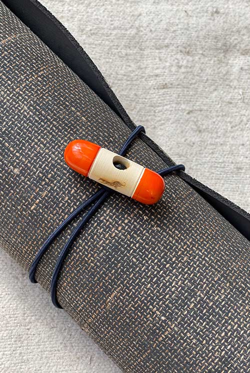 Yoga Mat Band Wooden I Jod Orange