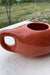 Orange Neti Pot in Ceramic 