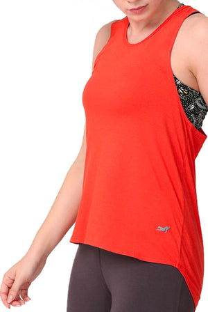 Yoga Tank with Crossback Side