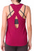 Yoga Tank Raspberry with Crossback Back